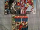 The Invincible Iron Man 125 126 127 FN Fine Condition Comic Book Lot (1979)
