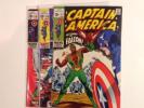 Captain America Lot # 117, 118, 119. First Falcon Winter Soldier Silver Age
