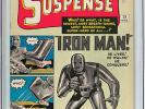 Tales of Suspense #39 CGC 7.5 (R) Marvel 1963 1st Iron Man Avengers E9 cm
