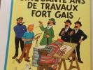 Tintin 50 ans de Travaux fort gais + dossier presse + invitation Casterman