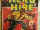 Hero for Hire #1 VG+ (First appearance of Luke Cage) Key issue. 1972 Marvel