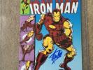 The invincible Iron Man 126  Marvel Comics Group Signed Stan Lee/ COA