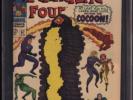 Fantastic Four # 67 - CGC 9.2 OW/White Pages - Origin & First App Him (Warlock)