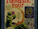 Fantastic Four #1 (1961) CGC Graded 3.5   Origin & 1st Appearance Fantastic Four