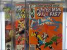 Power Man and Iron Fist #73 #91 #122 (ALL CGC 9.2 NEAR MINT)