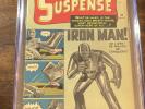 Tales of Suspense #39 CGC 8.0 Unrestored Marvel 1st Iron Man CR/OW Pages