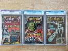Fantastic Four 48, Fantastic Four 49, Fantastic Four 50 CGC Graded