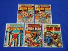 Iron Man Lot of 5 Comics #100,101,102,103,103 Complete Run High Grade Key NM
