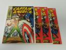 Captain America 117, (1968), FN-, Captain America 118, 3 copies, 1st Falcon, lot