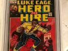 Hero For Hire #1 CGC 4.0 OW origin & 1st Luke Cage 1972 Marvel key issue